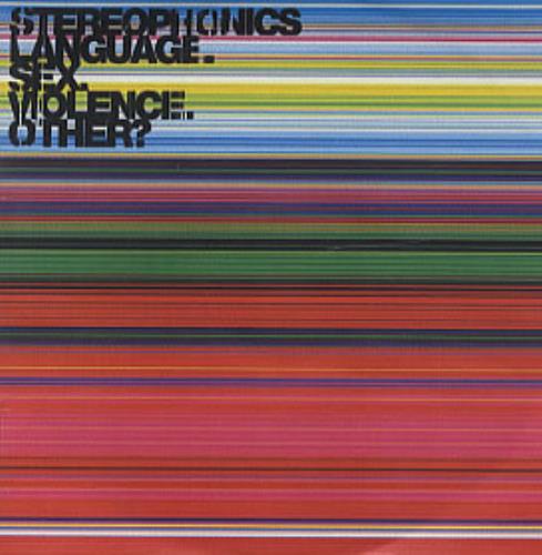 Stereophonics Language. Sex. Violence. Other? CD-R acetate UK OPHCRLA320982