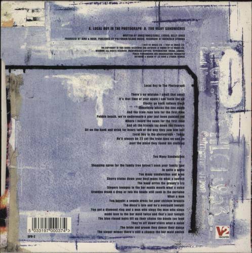 Stereophonics Local Boy In The Photograph 7" vinyl single (7 inch record / 45) UK OPH07LO177625