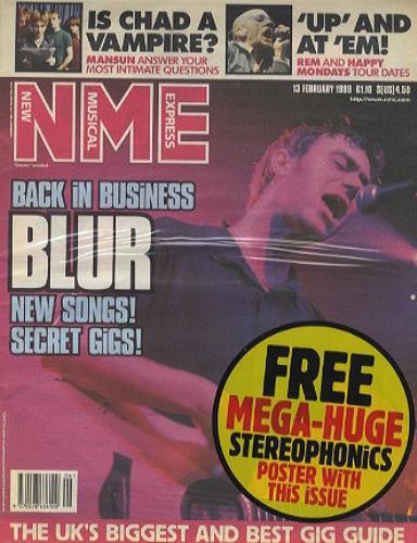 Stereophonics NME magazine UK OPHMANM218971