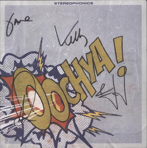 Stereophonics Oochya! - Yellow Vinyl - Sealed + Autographed Print 2-LP vinyl record set (Double LP Album) UK OPH2LOO864772
