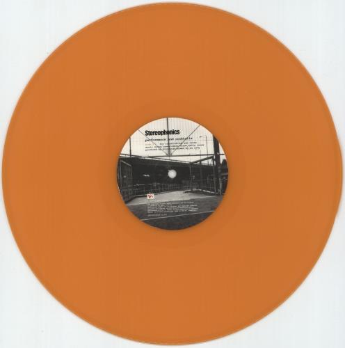 Stereophonics Performance And Cocktails - Orange Vinyl vinyl LP album (LP record) UK OPHLPPE879531