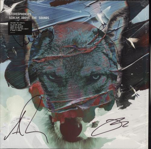 Stereophonics Scream Above The Sounds - Autographed vinyl LP album (LP record) UK OPHLPSC881385