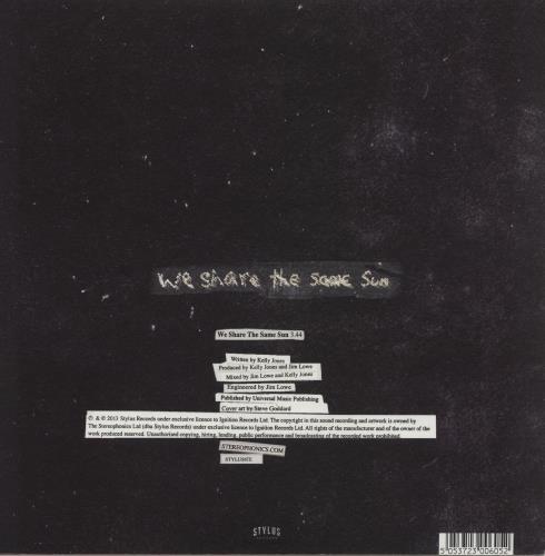 Stereophonics We Share The Same Sun 10" vinyl single (10 inch record) UK OPH10WE759361