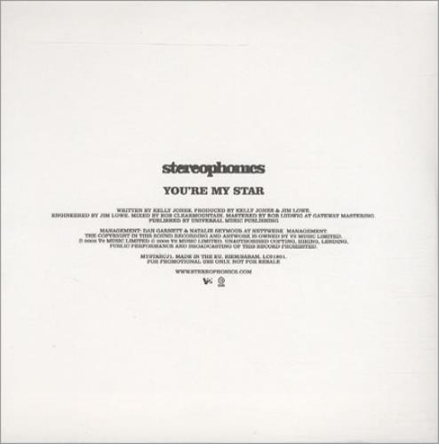 Stereophonics You're My Star CD single (CD5 / 5") UK OPHC5YO457301