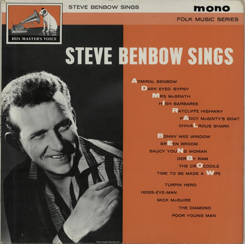 Steve Benbow Sings Admiral Benbow vinyl LP album (LP record) UK XTJLPSI639692