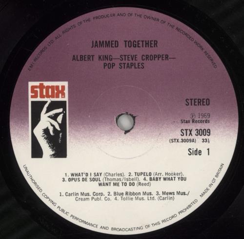 Steve Cropper Jammed Together vinyl LP album (LP record) UK SC2LPJA864945