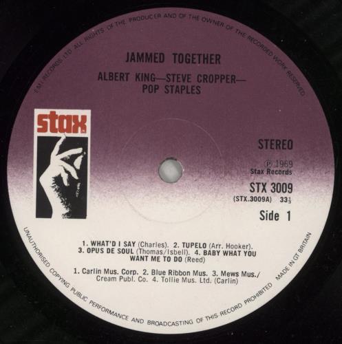 Steve Cropper Jammed Together vinyl LP album (LP record) UK SC2LPJA869376