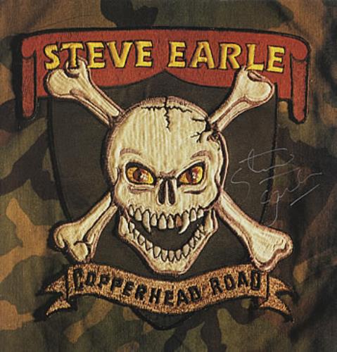 Steve Earle Copperhead Road - Autographed! vinyl LP album (LP record) UK EALLPCO312684