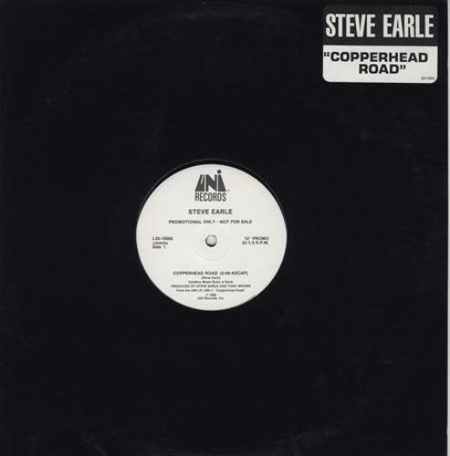 Steve Earle Copperhead Road 12" vinyl single (12 inch record / Maxi-single) US EAL12CO154256