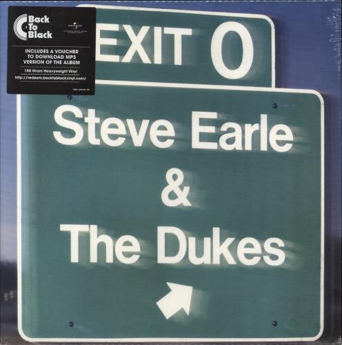 Steve Earle Exit 0 - 180 Gram Vinyl - Sealed vinyl LP album (LP record) US EALLPEX852538