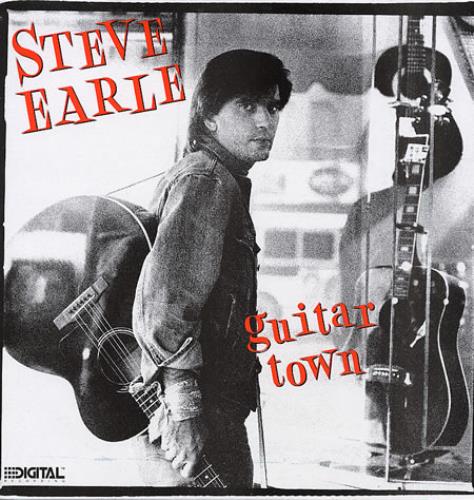 Steve Earle Guitar Town vinyl LP album (LP record) UK EALLPGU333495