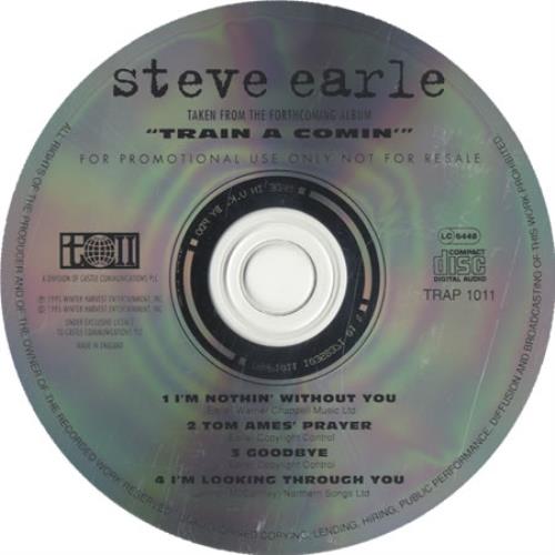 Steve Earle Train A Comin' Sampler CD single (CD5 / 5") UK EALC5TR50941