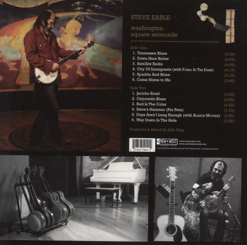 Steve Earle Washington Square Serenade vinyl LP album (LP record) UK EALLPWA414997
