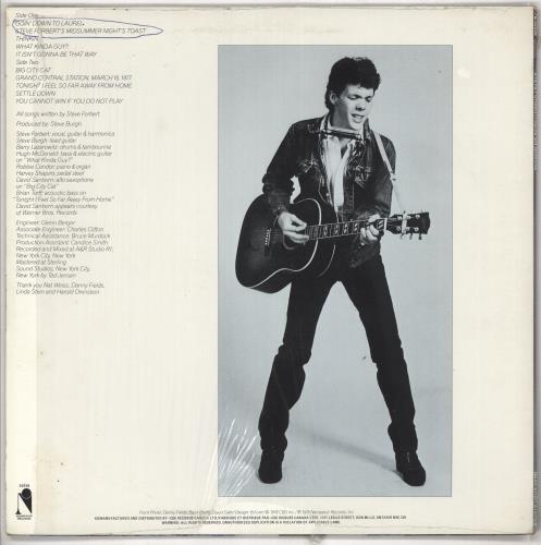 Steve Forbert Alive On Arrival vinyl LP album (LP record) Canadian FBTLPAL733088