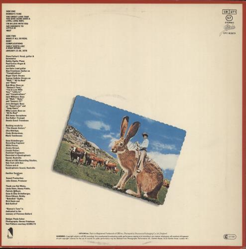 Steve Forbert Jackrabbit Slim + 7" vinyl LP album (LP record) UK FBTLPJA798901