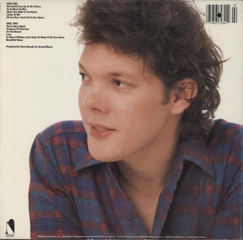 Steve Forbert Steve Forbert - shrink vinyl LP album (LP record) US FBTLPST866176