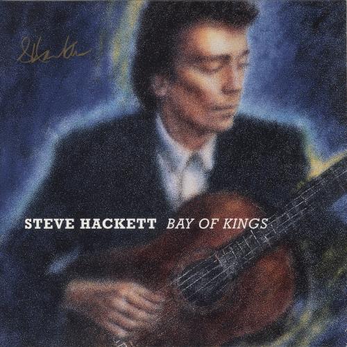 Steve Hackett Bay Of Kings - 180 Gram Blue Vinyl - Autographed vinyl LP album (LP record) UK SVELPBA879440