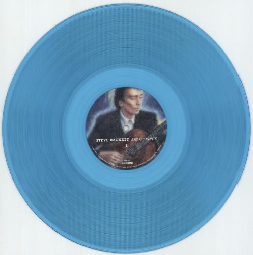 Steve Hackett Bay Of Kings - 180 Gram Blue Vinyl - Autographed vinyl LP album (LP record) UK SVELPBA879440