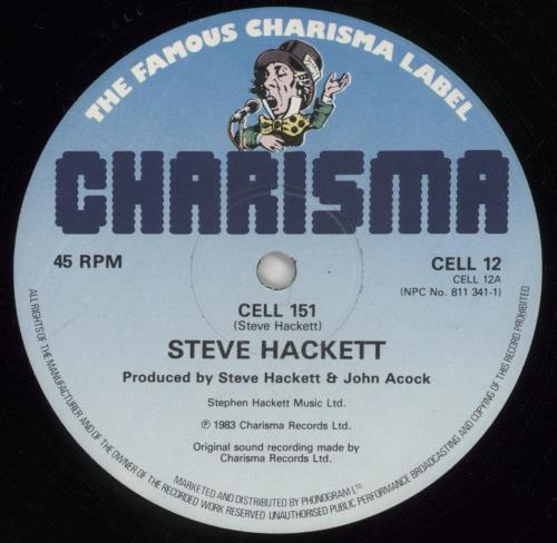 Steve Hackett Cell 151 + Bonus Promo 12" 12" vinyl single (12 inch record / Maxi-single) UK SVE12CE863437