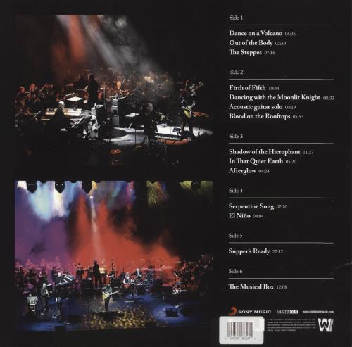 Steve Hackett Genesis Revisited: Band And Orchestra Live At The Royal Festival Hall 3-LP vinyl record set (Triple LP Album) UK SVE3LGE881623