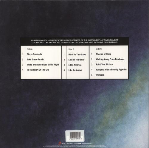 Steve Hackett Guitar Noir - Blue Vinyl - Autographed 2-LP vinyl record set (Double LP Album) UK SVE2LGU861490