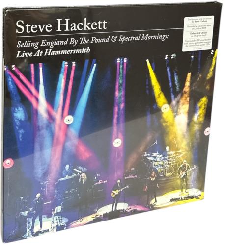 Steve Hackett Selling England By The Pound & Spectral Mornings: Live At Hammersmith 4-LP vinyl album record set UK SVE4LSE870797