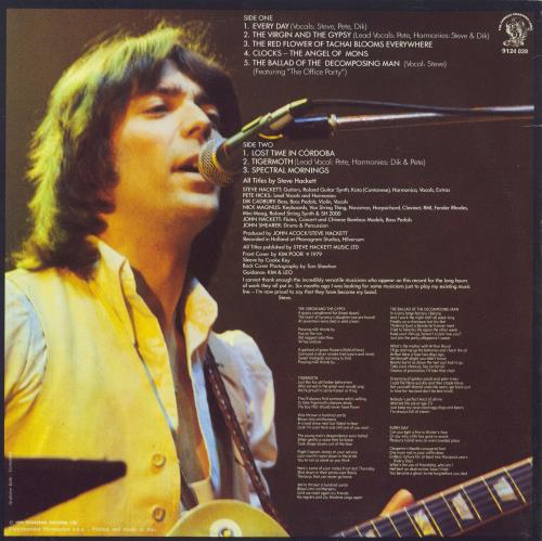 Steve Hackett Spectral Mornings vinyl LP album (LP record) Italian SVELPSP823288