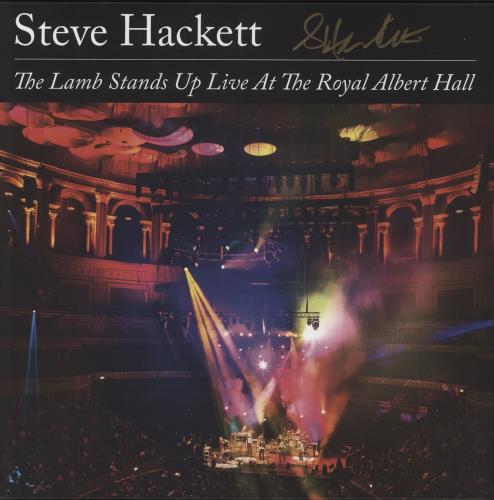 Steve Hackett The Lamb Stands Up Live At The Royal Albert Hall - 4-LP Box Set - Purple Vinyl - Autographed 4-LP vinyl album record set UK SVE4LTH881690