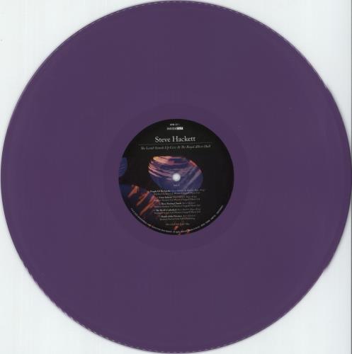Steve Hackett The Lamb Stands Up Live At The Royal Albert Hall - 4-LP Box Set - Purple Vinyl - Autographed 4-LP vinyl album record set UK SVE4LTH881690
