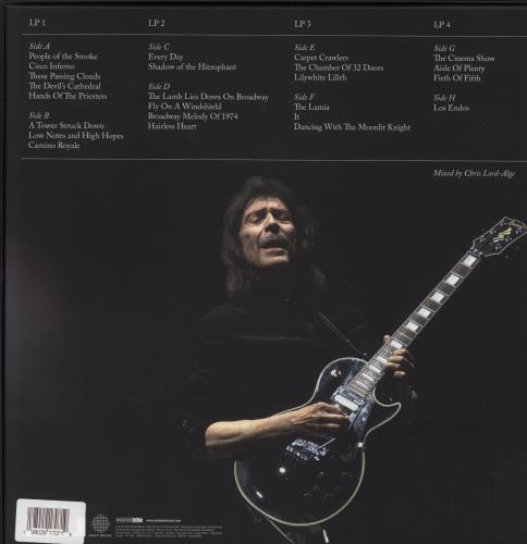 Steve Hackett The Lamb Stands Up Live At The Royal Albert Hall - 4-LP Box Set - Purple Vinyl - Autographed 4-LP vinyl album record set UK SVE4LTH881690