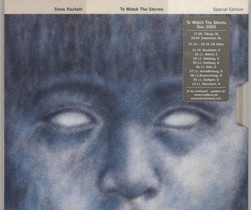 Steve Hackett To Watch The Storms CD album (CDLP) German SVECDTO693504