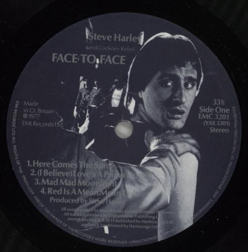 Steve Harley & Cockney Rebel Face To Face 2-LP vinyl record set (Double LP Album) UK SHY2LFA288206