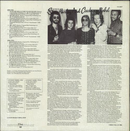 Steve Harley & Cockney Rebel The Best Of - stickered shrink vinyl LP album (LP record) UK SHYLPTH827855