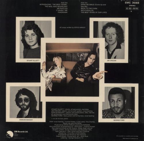 Steve Harley & Cockney Rebel The Best Years Of Our Lives vinyl LP album (LP record) UK SHYLPTH171384