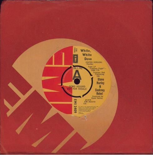 Steve Harley & Cockney Rebel White, White Dove - A label 7" vinyl single (7 inch record / 45) UK SHY07WH810515
