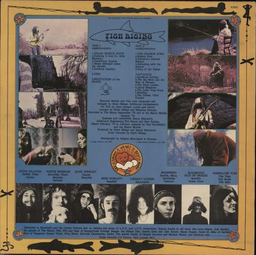 Steve Hillage Fish Rising - 1st + insert - EX vinyl LP album (LP record) UK LLGLPFI768412