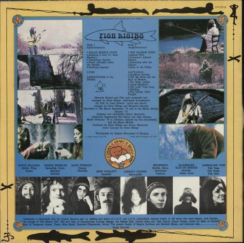 Steve Hillage Fish Rising - EX vinyl LP album (LP record) UK LLGLPFI650921