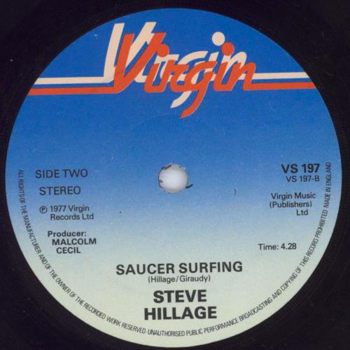 Steve Hillage Not Fade Away [Glid Forever] 7" vinyl single (7 inch record / 45) UK LLG07NO821057