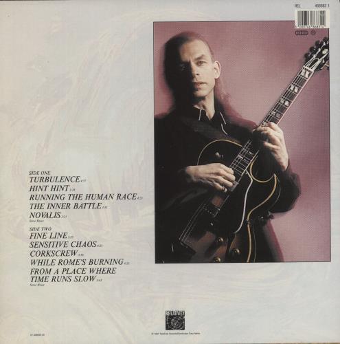 Steve Howe Turbulence vinyl LP album (LP record) Dutch SVHLPTU871638