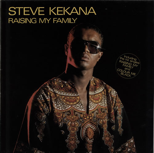 Steve Kekana Raising My Family vinyl LP album (LP record) Dutch W8QLPRA625127