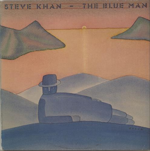 Steve Khan The Blue Man - gold promo stamp vinyl LP album (LP record) UK KHNLPTH656311