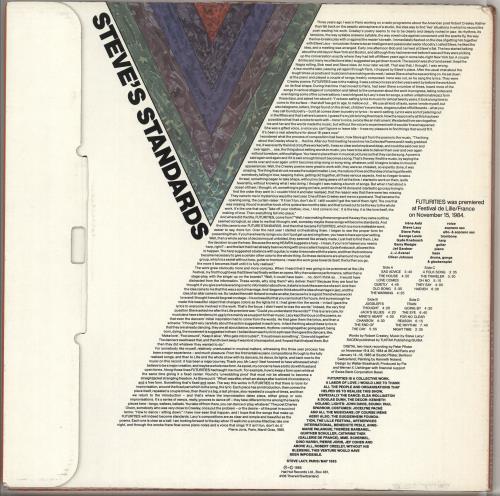 Steve Lacy Futurities Vinyl Box Set Swiss LCYVXFU707887