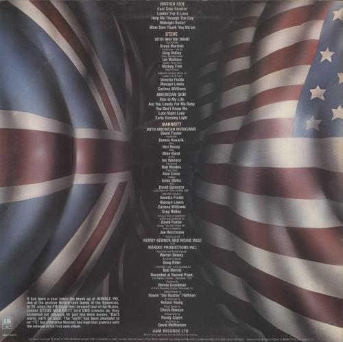 Steve Marriott Marriott vinyl LP album (LP record) UK S-MLPMA132744