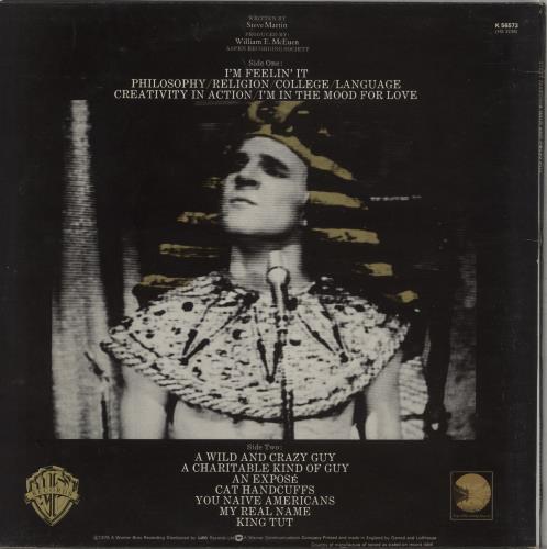 Steve Martin A Wild And Crazy Guy + Insert - EX vinyl LP album (LP record) UK SM3LPAW880349