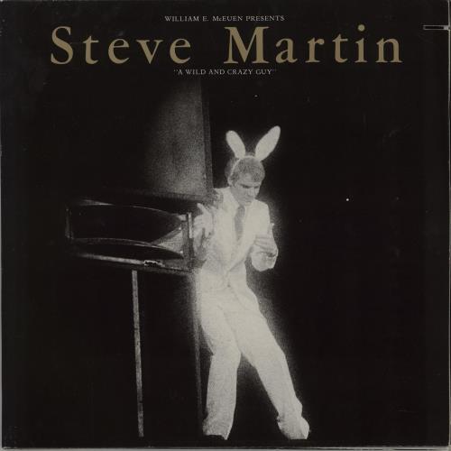 Steve Martin A Wild And Crazy Guy + Insert vinyl LP album (LP record) US SM3LPAW751120