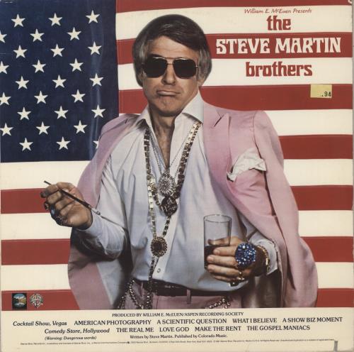 Steve Martin The Steve Martin Brothers - Deletion cut vinyl LP album (LP record) US SM3LPTH629736