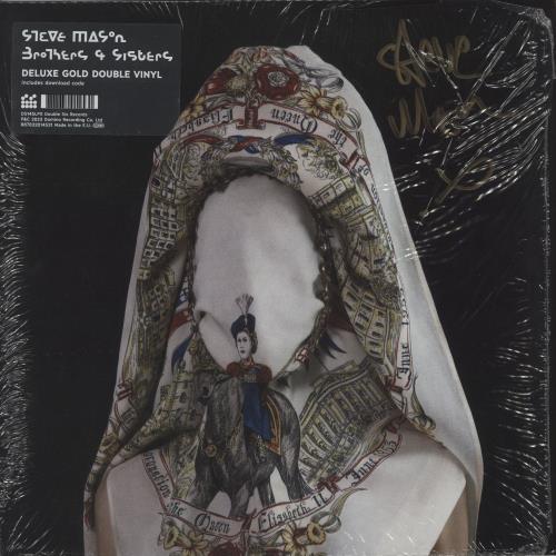 Steve Mason Brothers & Sisters - Gold Vinyl - Autographed 2-LP vinyl record set (Double LP Album) UK UTI2LBR881225