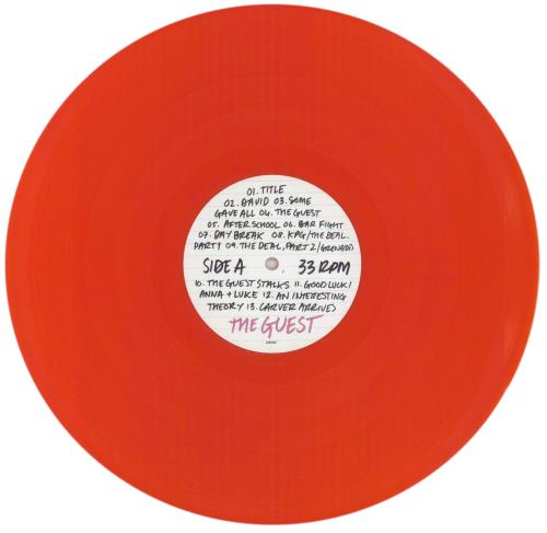 Steve Moore The Guest - Red Vinyl - Shrink vinyl LP album (LP record) UK XV2LPTH858000