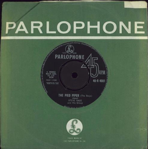 Steve Race The Pied Piper - 1st 7" vinyl single (7 inch record / 45) UK 9SR07TH554594