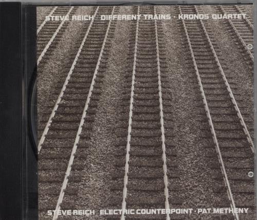 Steve Reich Different Trains / Electric Counterpoint CD album (CDLP) German U4NCDDI783467